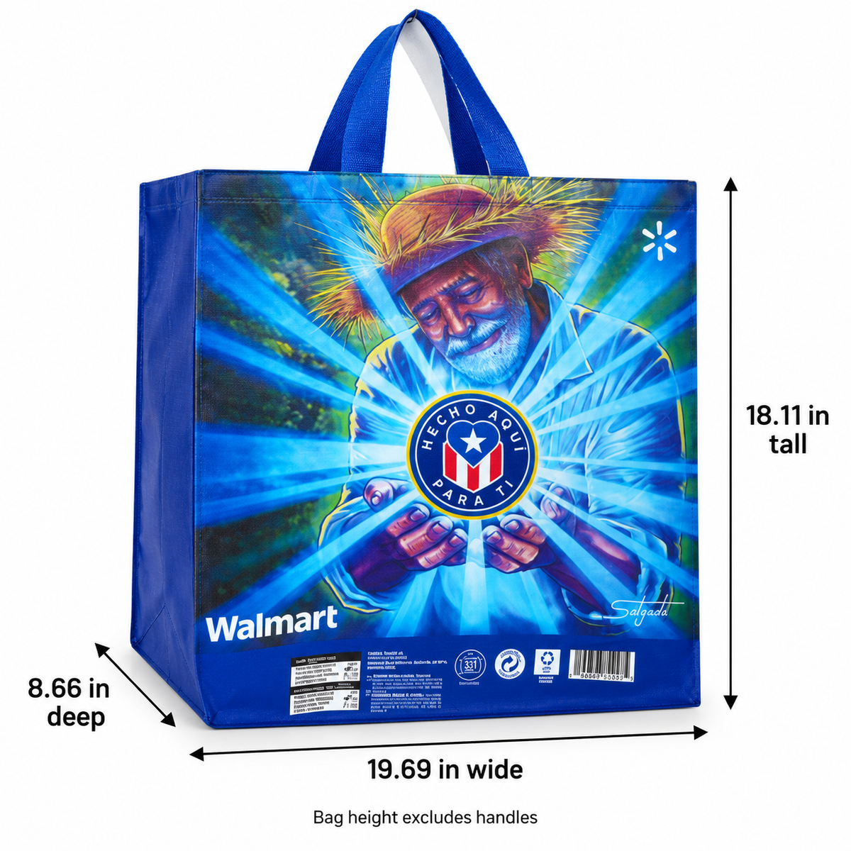 Raíces de Mi Tierra | Jíbaro Reusable Tote Bag