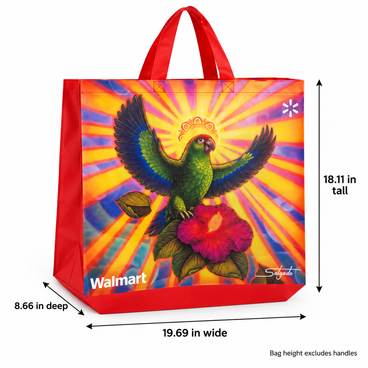 Alas de Borinquen | Cotorra Reusable Tote Bag