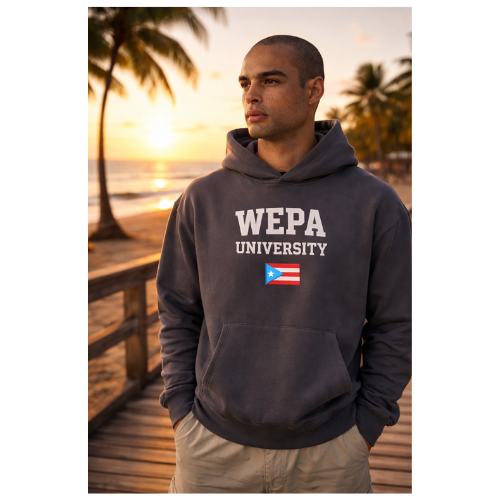 Wepa University Hoodie – Puerto Rican Flag Edition