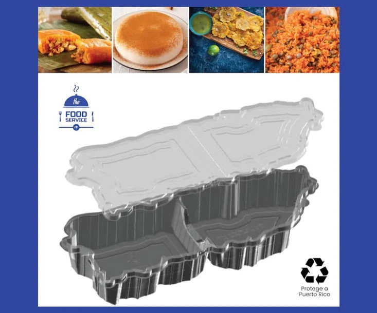 Puerto Rico Shaped Storage Container