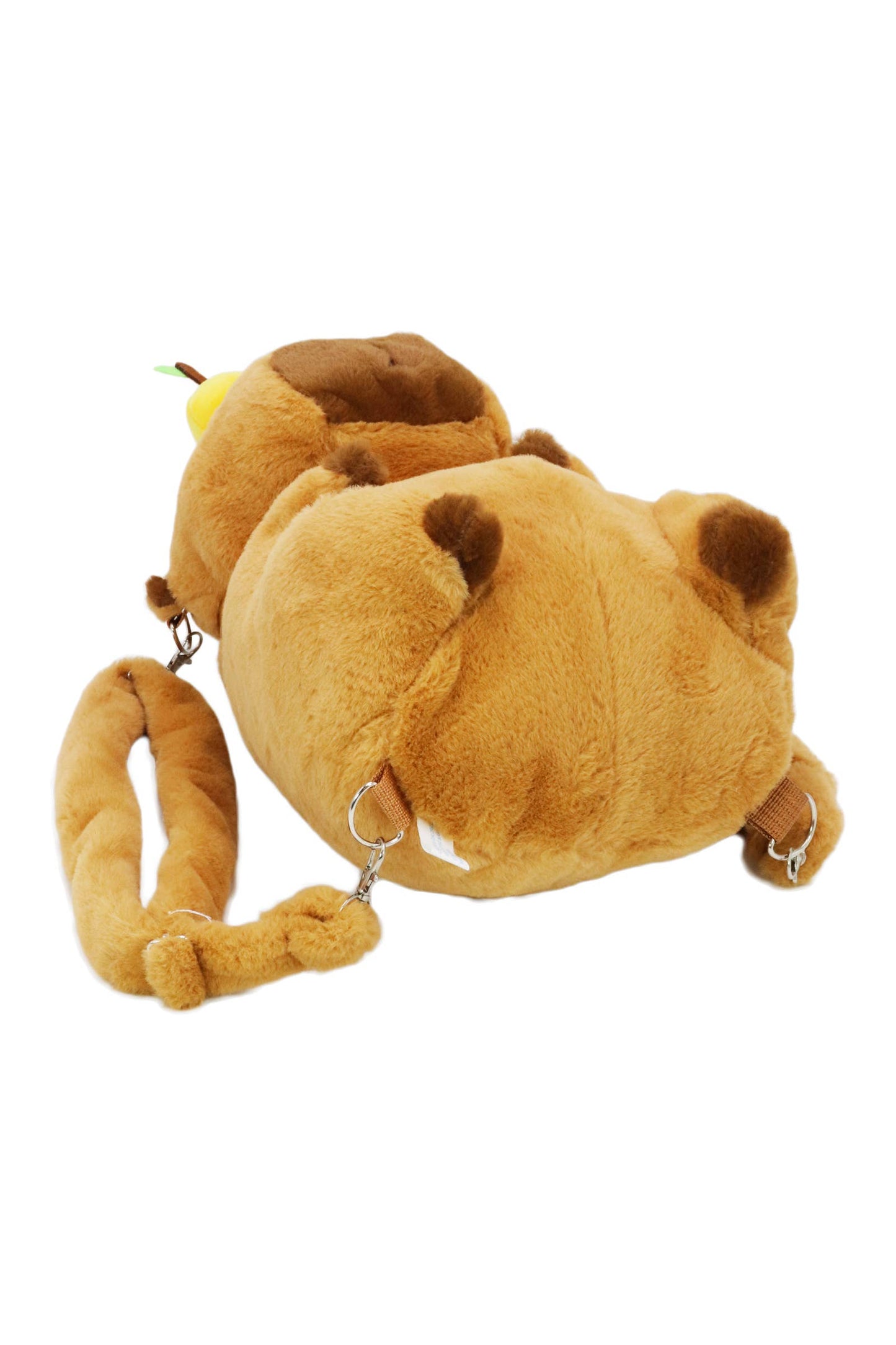 Capybara Fuzzy Faux Fur Backpack