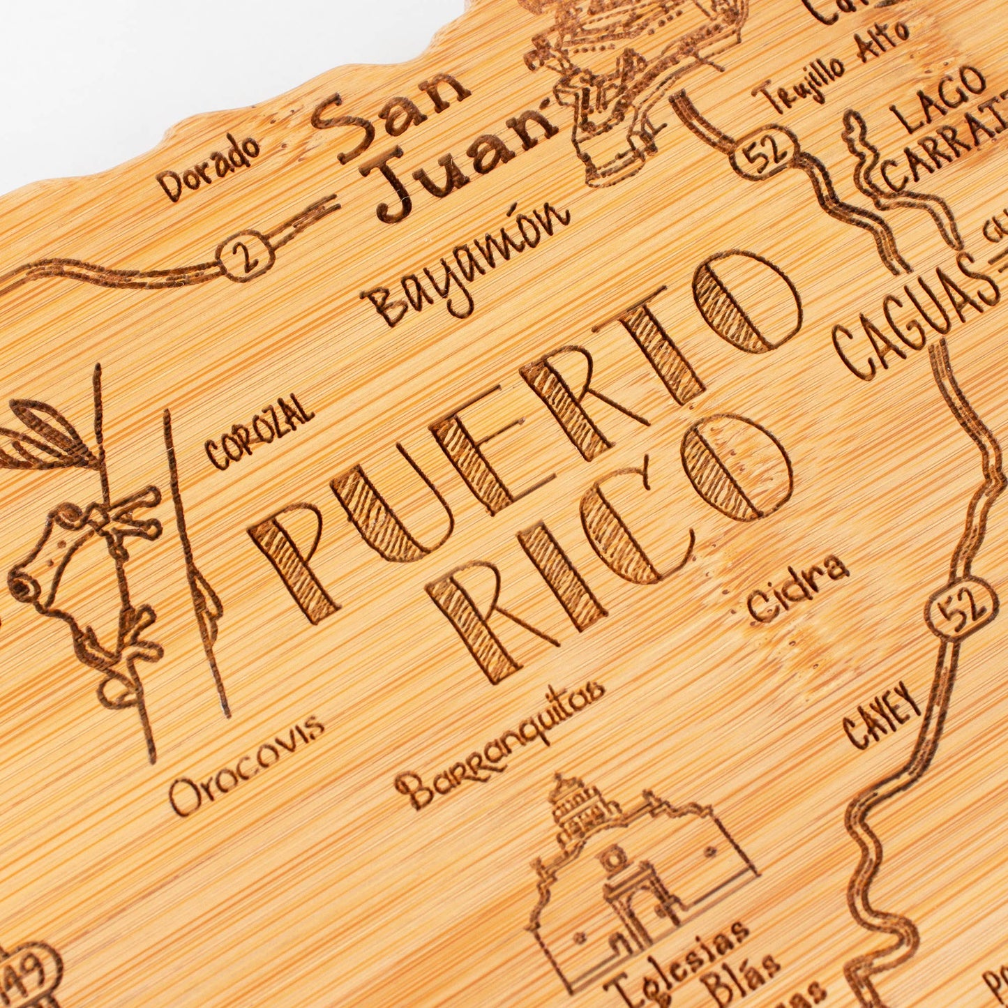 Puerto Rico Cutting Board